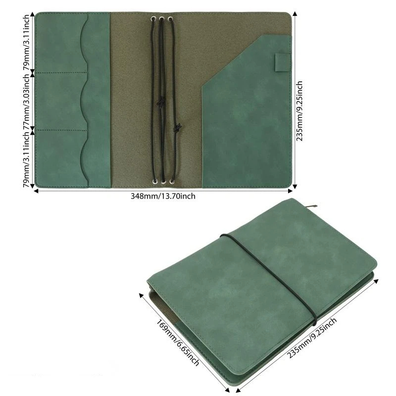 Leatherwork Plans - Carnet de notes vintage rechargeable, organiseur
