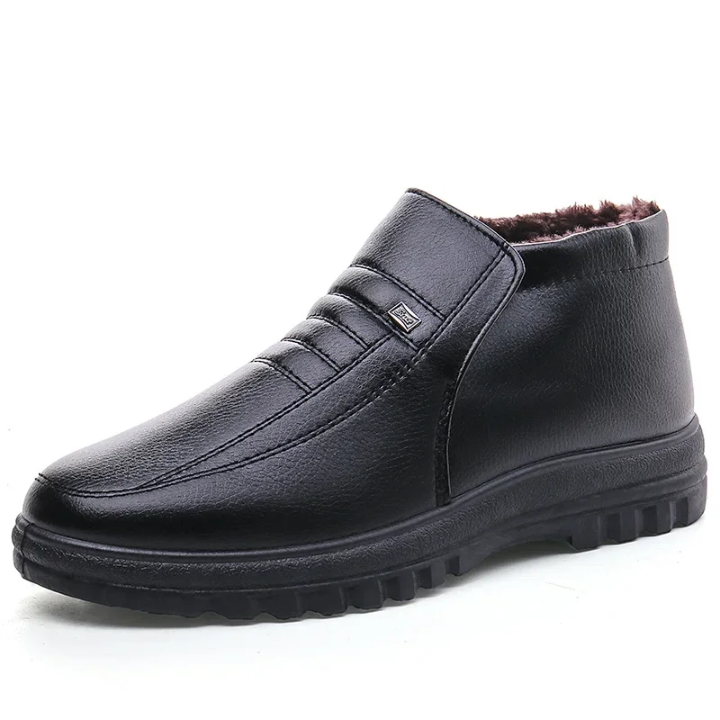 Leather Work Flats - Bottes en cuir décontractées à enfiler