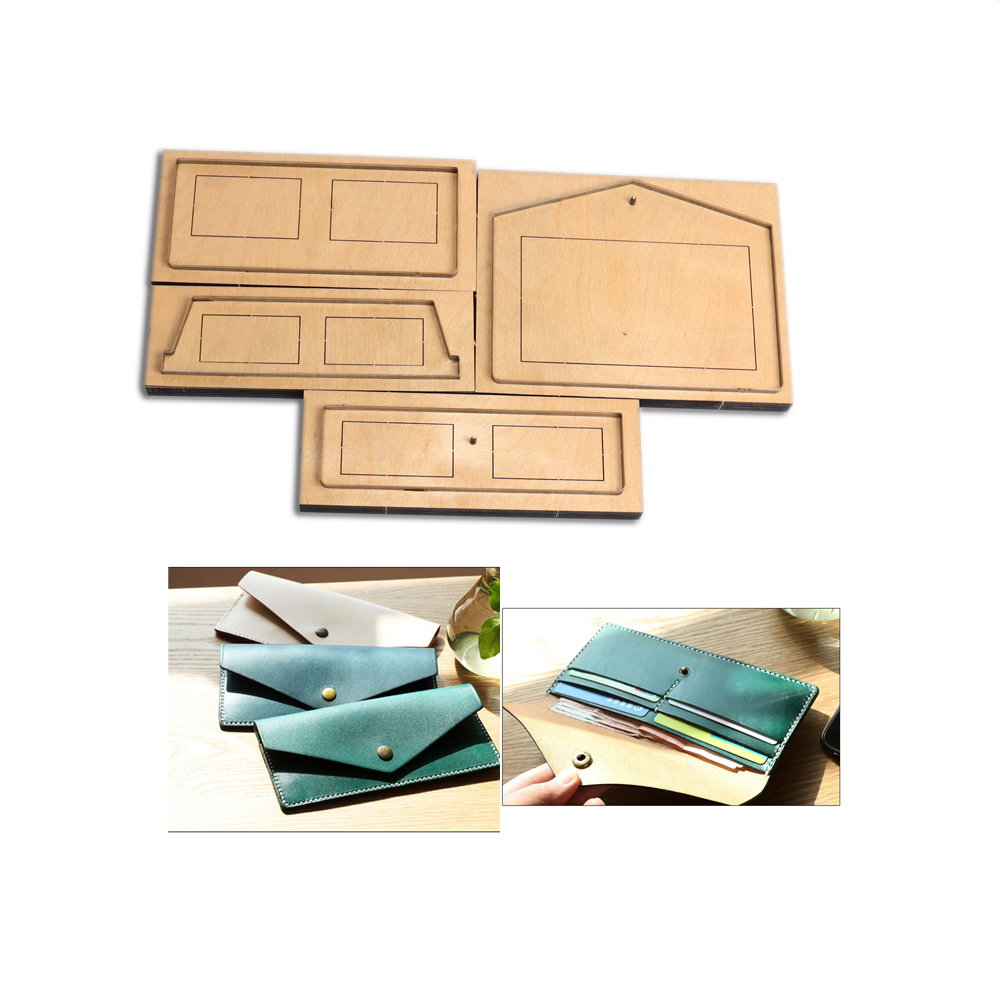 Leatherwork Projects - Bricolage artisanat du cuir long portefeuille