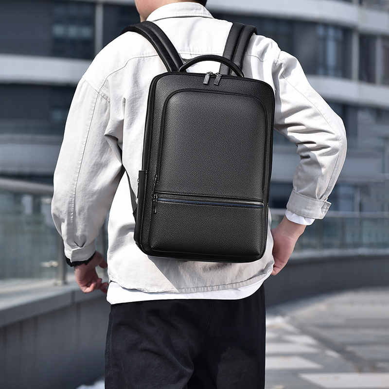 Leather Work Bag Mens - Sac à dos en cuir PU