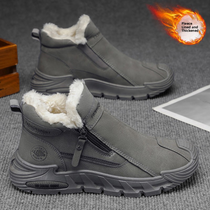 Youtube Leatherwork - Bottes de travail montantes d'hiver pour
