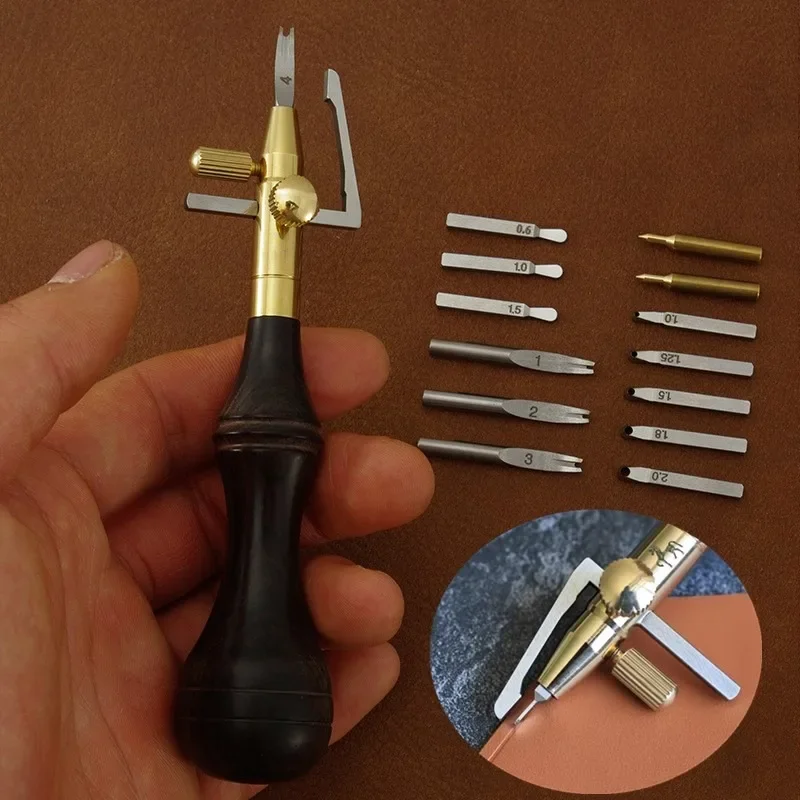 Leatherwork Projects - Tête de coupe multifonction réglable, outil