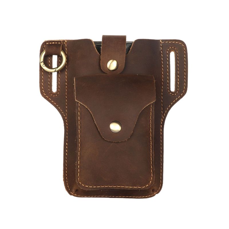 Leather Work Bag Mens - Nouveau modèle de portefeuille en cuir