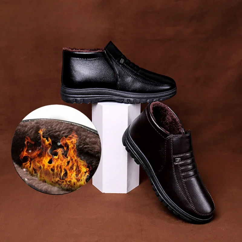 Bottes en cuir décontractées à - Leather Work Flats avis et prix