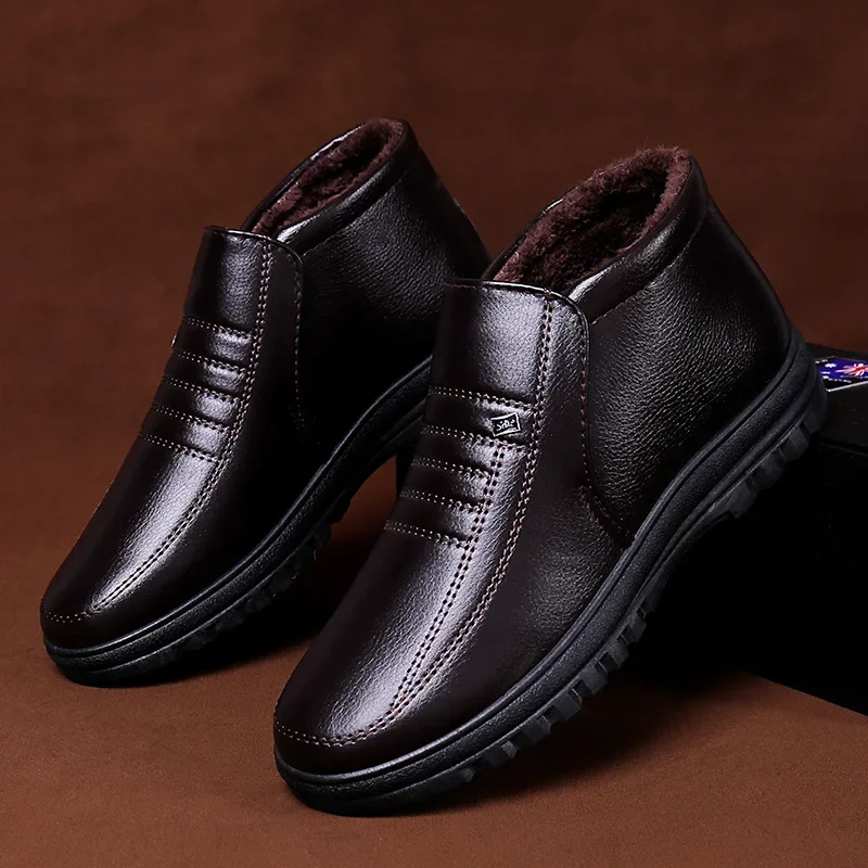 Bottes en cuir décontractées à - Leather Work Flats avis et prix