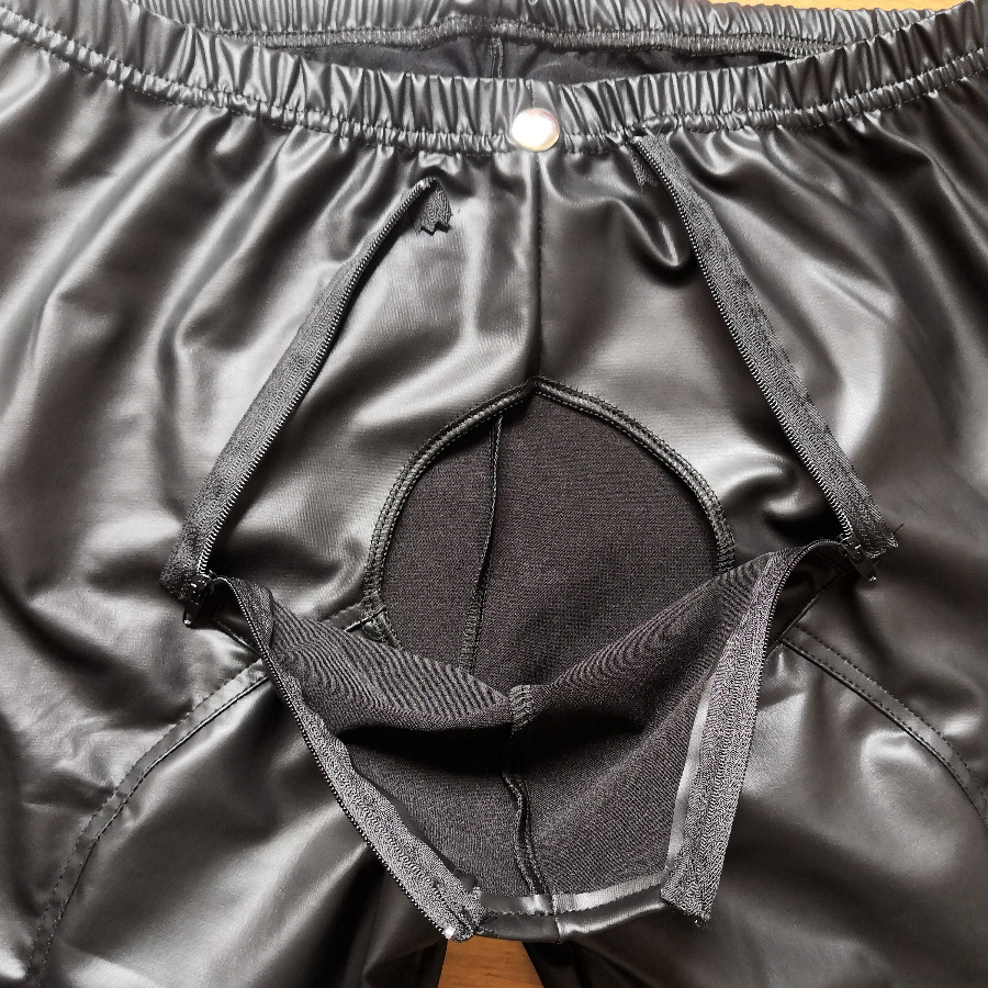 Collants en Faux cuir brillant - Leather Work Pants avis et prix