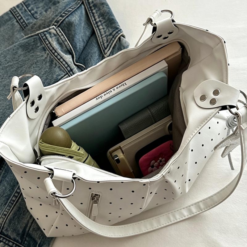 Sac fourre-tout coréen à pois, - Leather Work Duffle avis et prix