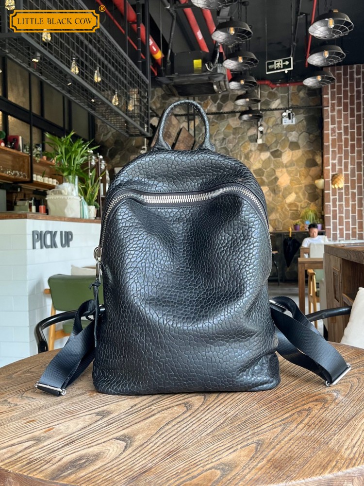 Sac à dos décontracté en peau  - Leather Work Bag Mens avis et prix