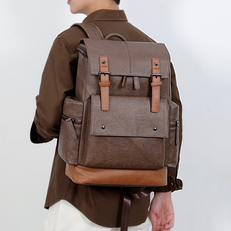 Nouveau sac à dos en cuir vint - Leather Work Bag Mens avis et prix