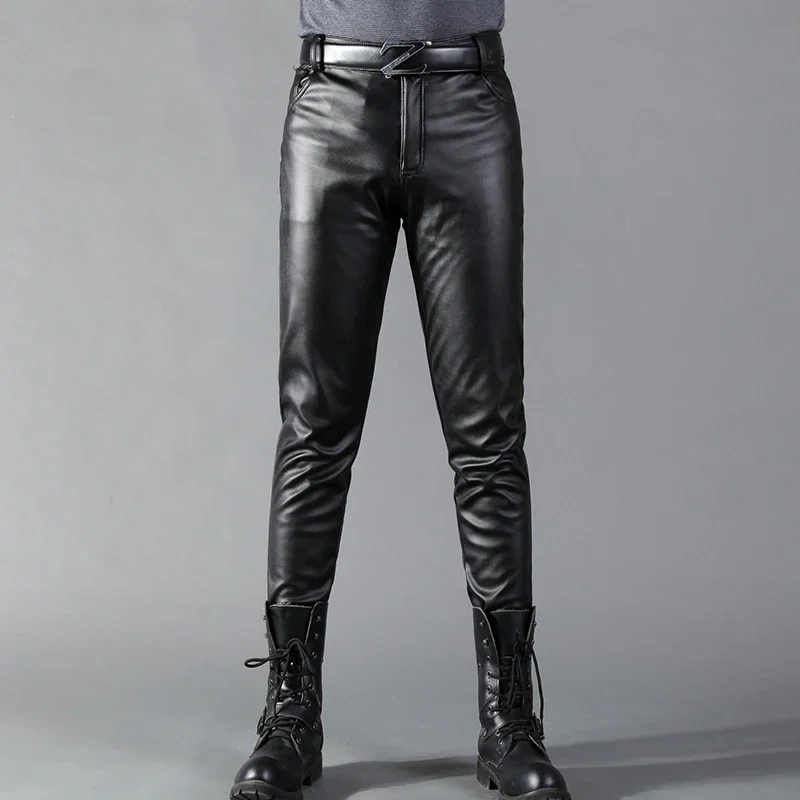 Pantalon en cuir pour hommes,  - Leather Work Pants avis et prix