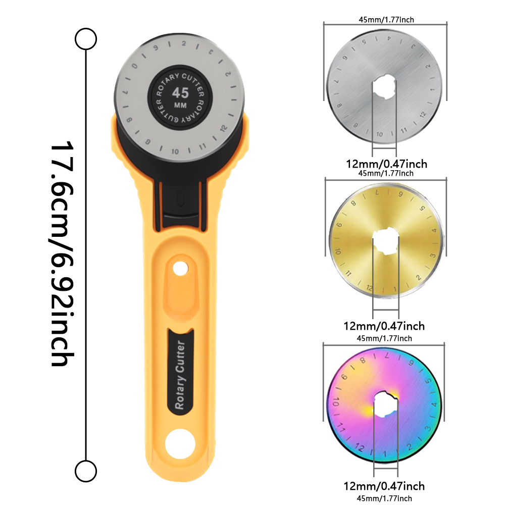 Coupe-tissu rotatif 45mm, outi - Leatherwork Projects avis et prix