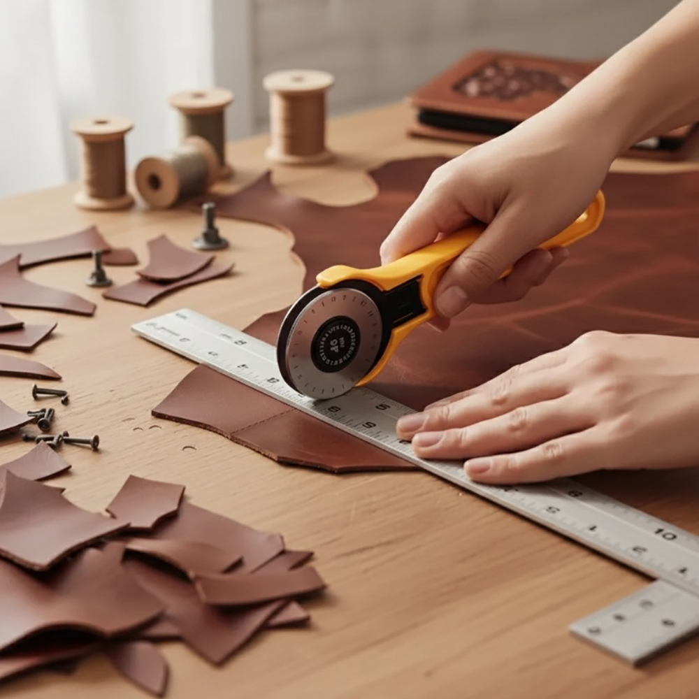 Coupe-tissu rotatif 45mm, outi - Leatherwork Projects avis et prix