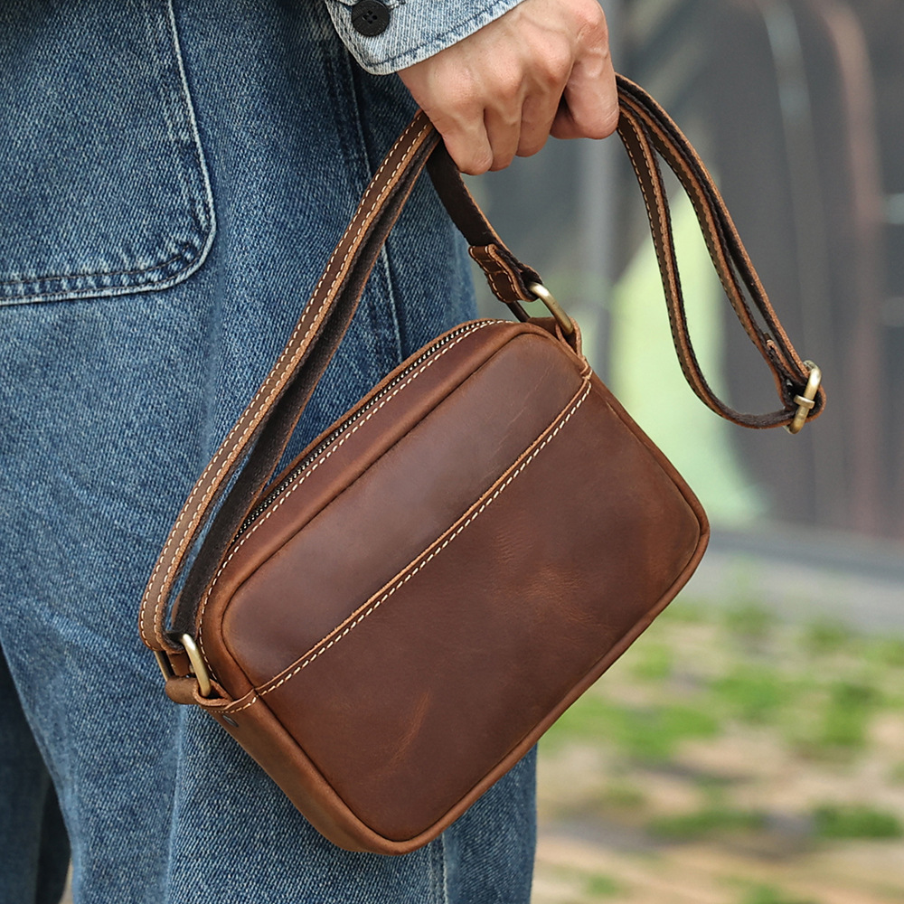 Sac messager de luxe en cuir d - Leather Work Bag Mens avis et prix