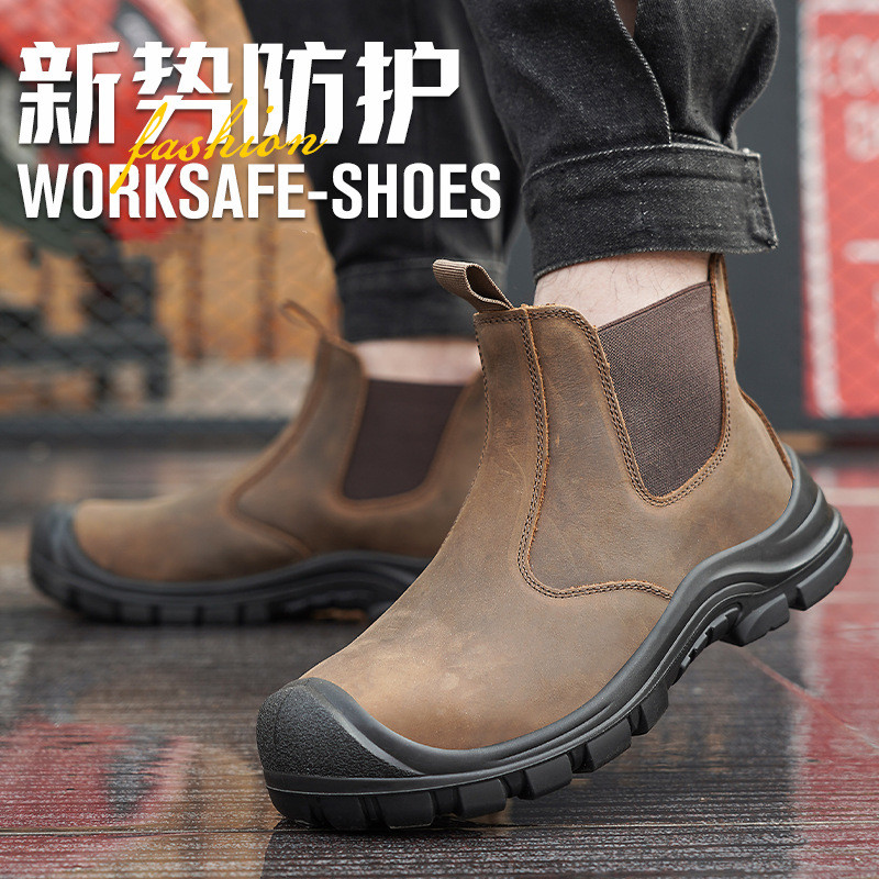 Grande taille hommes mode acie - Leather Work Flats avis et prix