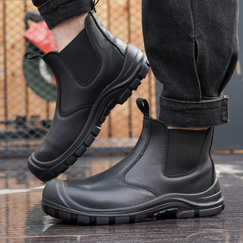 Grande taille hommes mode acie - Leather Work Flats avis et prix