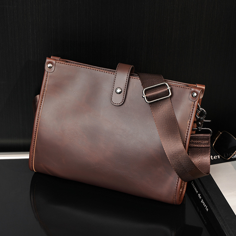 Sac à bandoulière vintage en c - Leather Work Bag Mens avis et prix