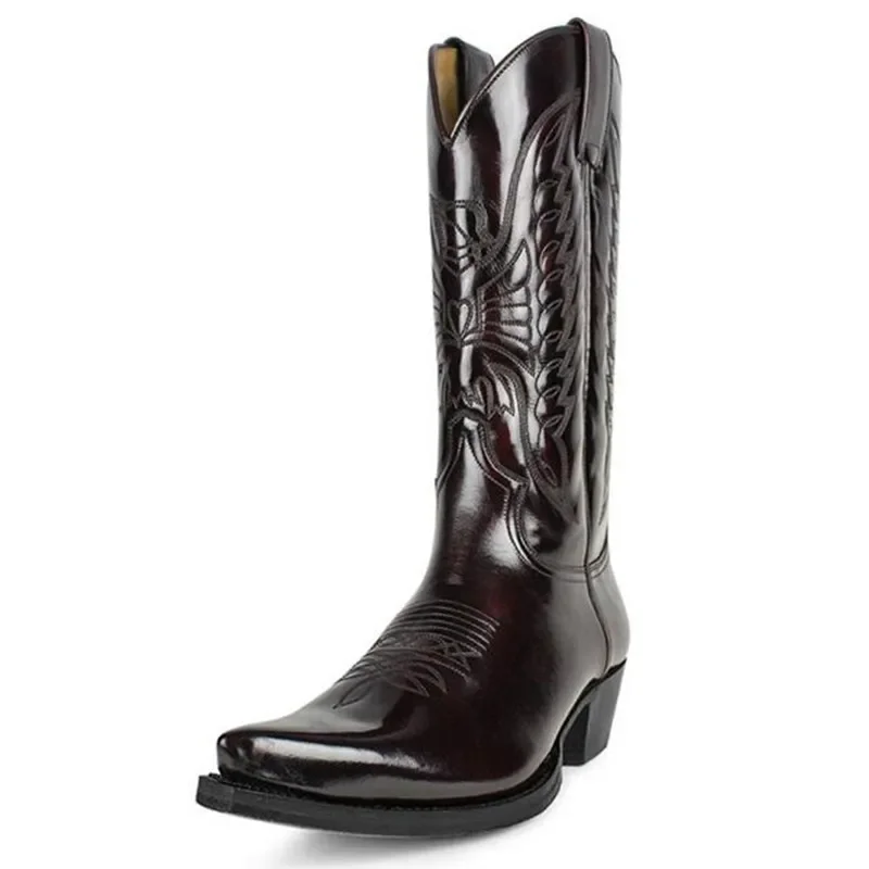Cowboy hommes femmes pays Vint - Leather Work Flats avis et prix