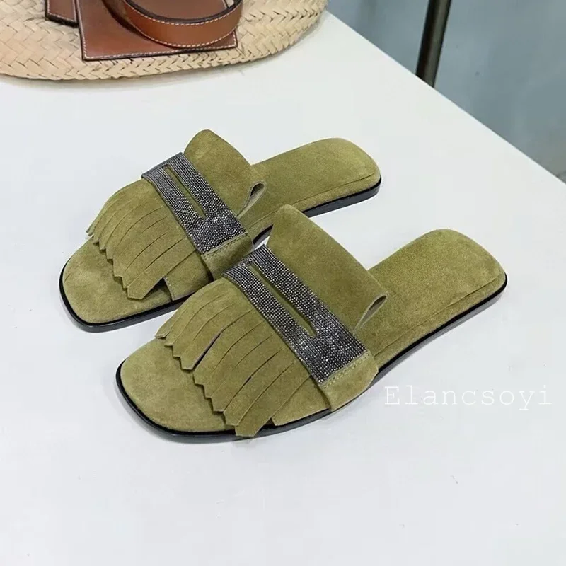 Chaîne en métal perle décor en - Leather Work Flats avis et prix