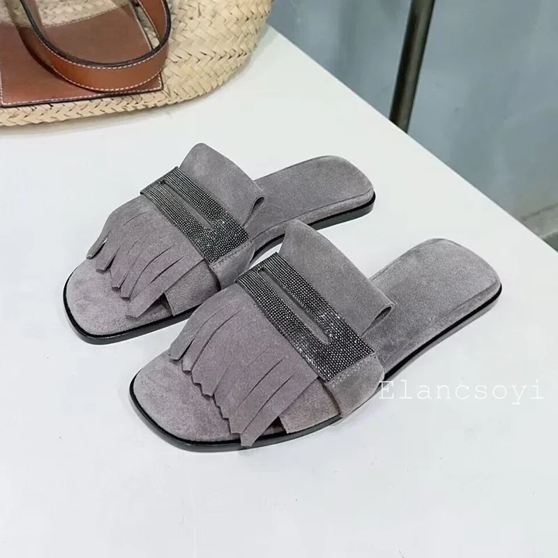 Chaîne en métal perle décor en - Leather Work Flats avis et prix