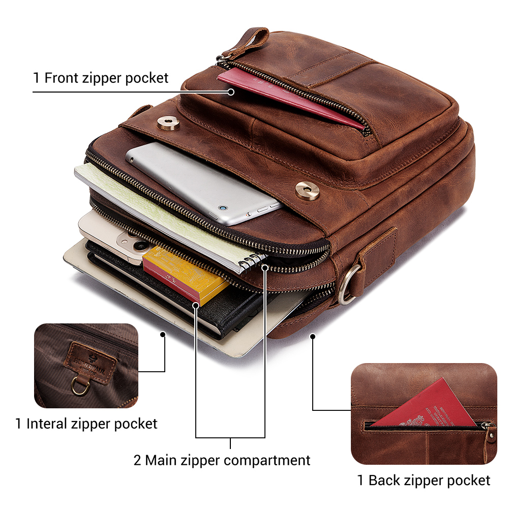 HUMERPAUL sac à bandoulière en - Leather Work Bag Mens avis et prix