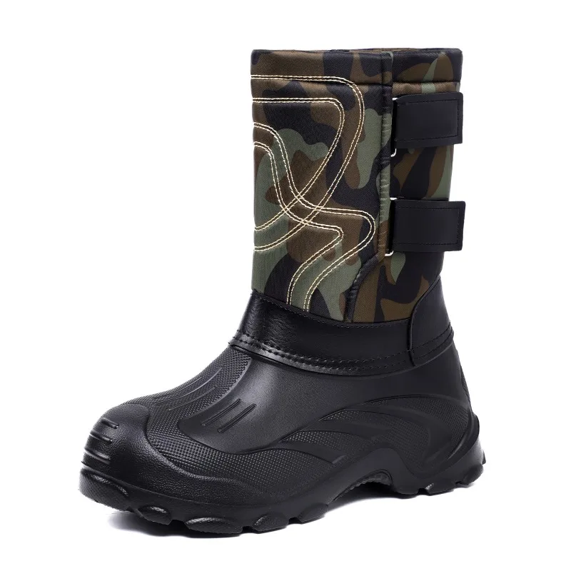 Bottes d'hiver montantes pour  - Leather Work Flats avis et prix